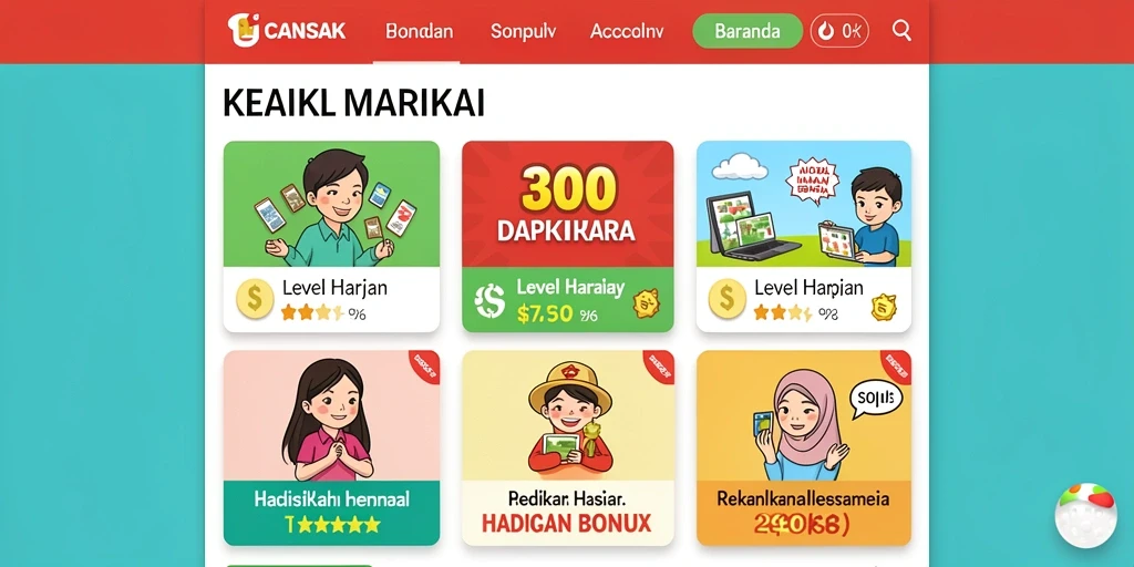 Tampilan antarmuka yang menarik dan mudah digunakan.