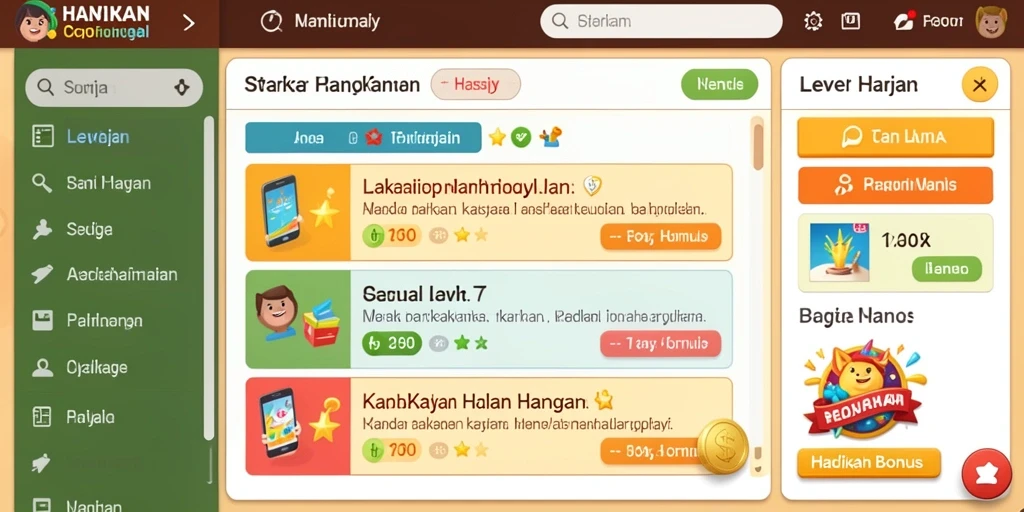 Tampilan antarmuka yang menarik dan mudah digunakan.