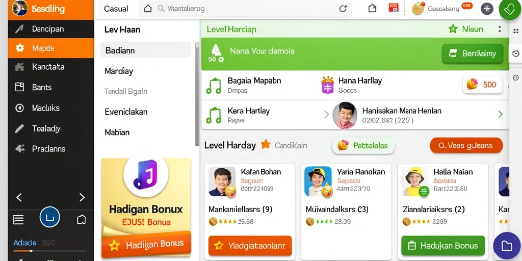 Screenshot menampilkan tampilan antarmuka yang menarik.