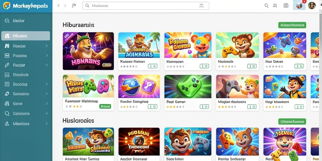 Tampilan awal aplikasi yang menarik dan modern.