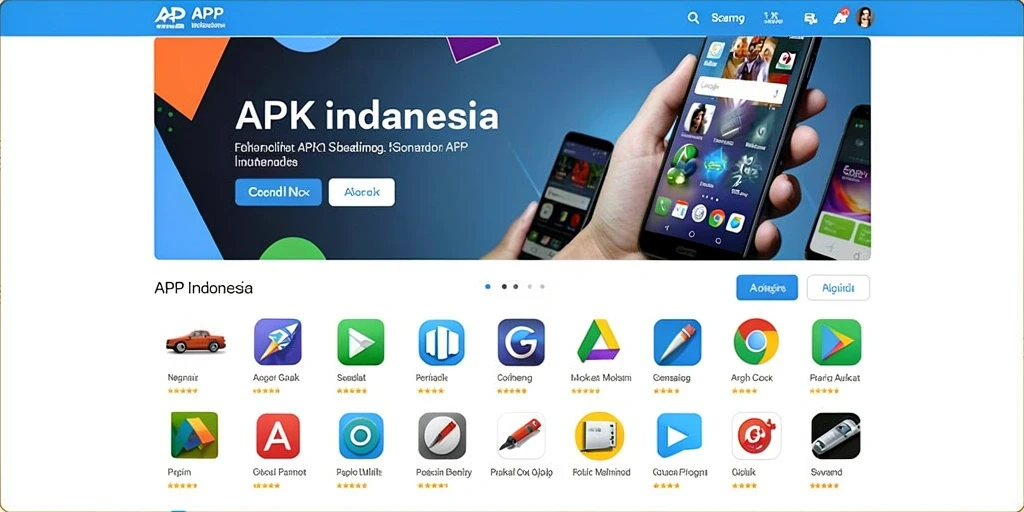 Tampilan awal yang menarik dan user-friendly.