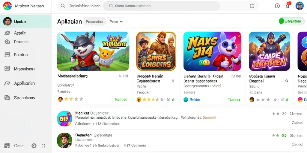 Tampilan antarmuka yang modern dan menarik.