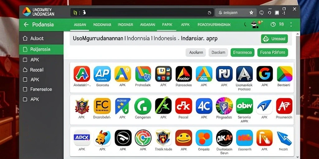 Tampilan awal aplikasi dengan desain yang menarik.