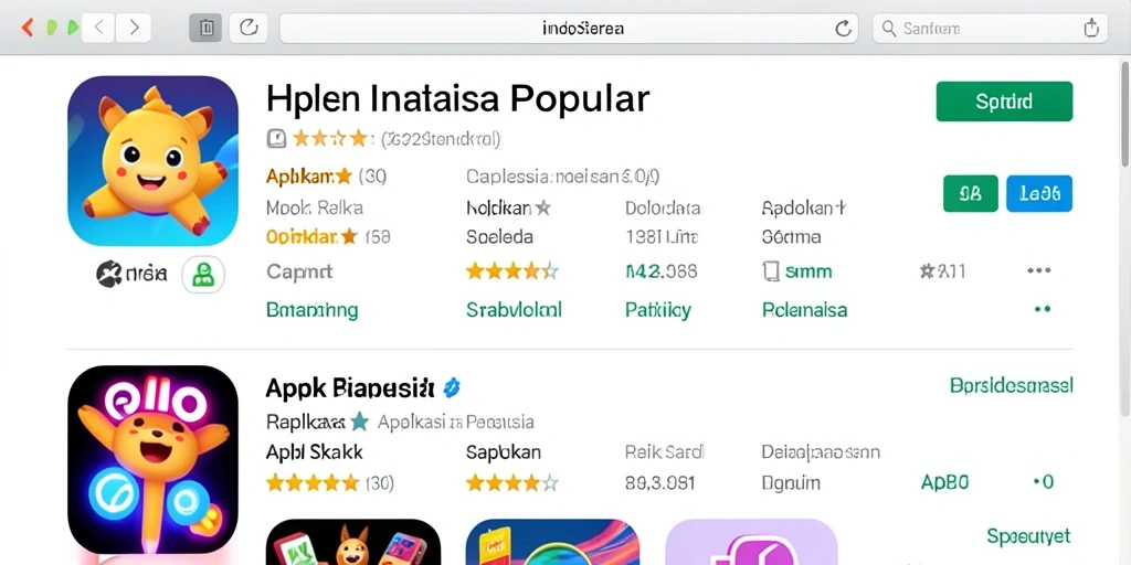 Tampilan utama permainan yang menarik dan interaktif.