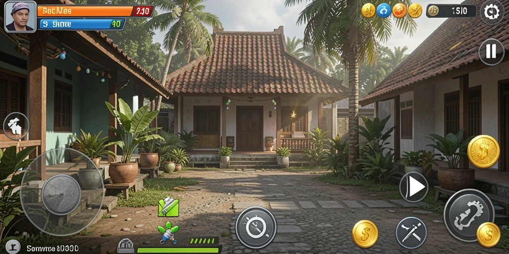 Tampilan antarmuka yang menarik dan modern.