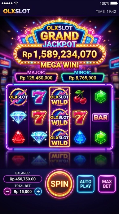 Cuplikan layar menu unduhan olxslot untuk perangkat Android